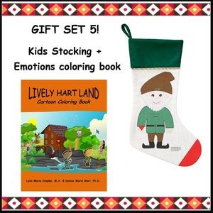 GIFT SET! KidsStocking +ColoringBook
